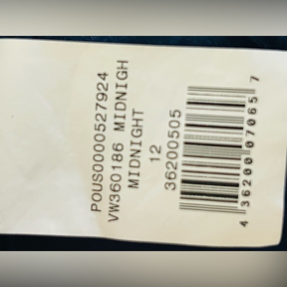 Vera Wang WHITE label midnight blue maxi gown formal bridesmaid dress size 12 - Picture 12 of 16